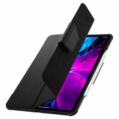 Husa pentru Apple iPad Pro 12.9 (2021 / 2022) - Spigen Rugged Armor Pro - Black - 5