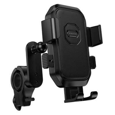 Suport Telefon pentru Bicicleta si Motocicleta, Rotatie 360°, 6 - 7" - Borofone Camino (BH141) - Black