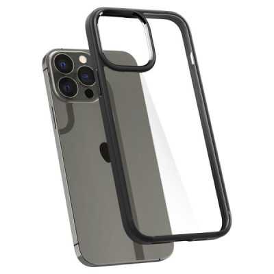 Husa pentru iPhone 13 Pro - Spigen Ultra Hybrid - Matte Black - 4