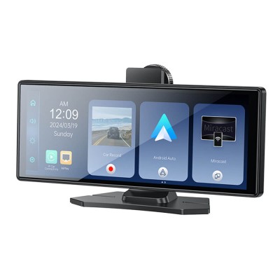 Camera pentru Masina cu Ecran 10.26", Plug&Play, CarPlay, Android Auto, AirPlay - Yesido (KM19) - Black
