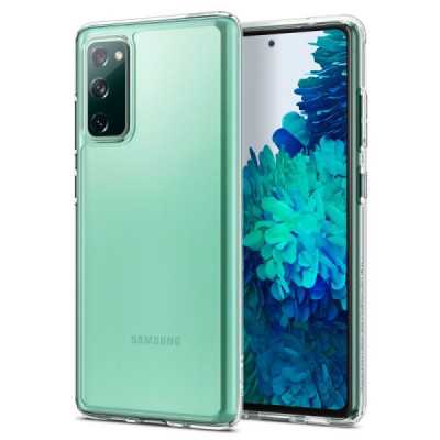 Husa pentru Samsung Galaxy S20 FE 4G / S20 FE 5G - Spigen Ultra Hybrid - Crystal Clear - 1