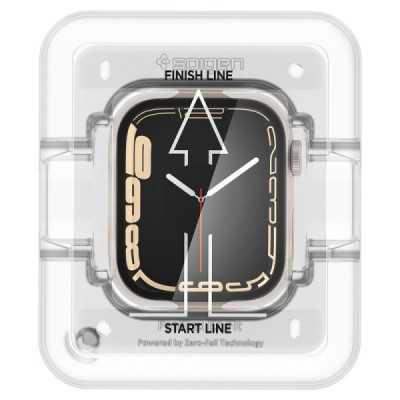 Folie pentru Apple Watch 7 / 8 45mm (set 2) - Spigen ProFlex EZ Fit - Black - 6