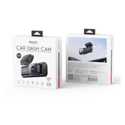 Camera Compacta pentru Masina cu Ecran Integrat, Full HD 1080p - Yesido (KM21) - Black