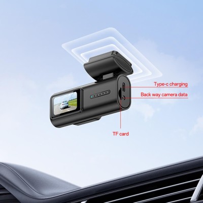 Camera Compacta pentru Masina cu Ecran Integrat, Full HD 1080p - Yesido (KM21) - Black