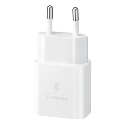 Incarcator Samsung tip C + cablu Type-C 15W, alb, EP-T1510XWEGEU, blister - 3 Incarcator Samsung tip C + cablu Type-C 15W, alb, EP-T1510XWEGEU, blister - 3
