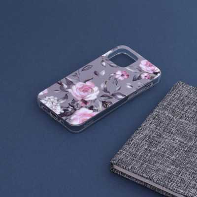 Husa pentru iPhone 13 mini - Techsuit Marble Series - Bloom of Ruth Gray - 4