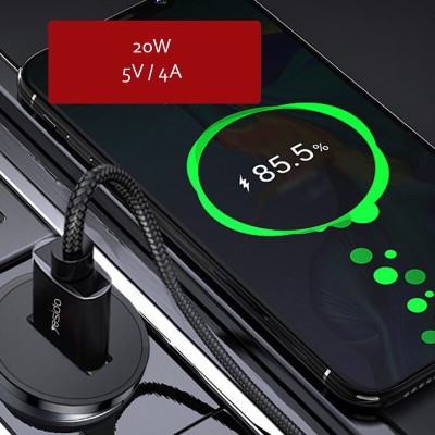 Incarcator auto Yesido Y38, USB QC2.0, QC3.0, FCP, AFC 18W, 3A, negru - 4 Incarcator auto Yesido Y38, USB QC2.0, QC3.0, FCP, AFC 18W, 3A, negru - 4