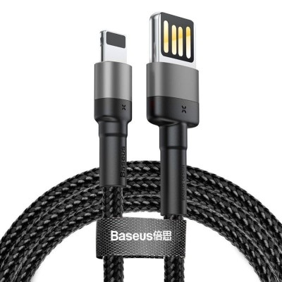 Cablu date Lightning Baseus, 480Mbps, 1.5A, 2m, CALKLF-HG1 - 1 Cablu date Lightning Baseus, 480Mbps, 1.5A, 2m, CALKLF-HG1 - 1