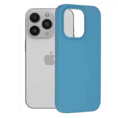 Husa pentru iPhone 14 Pro - Techsuit Soft Edge Silicone - Denim Blue - 1