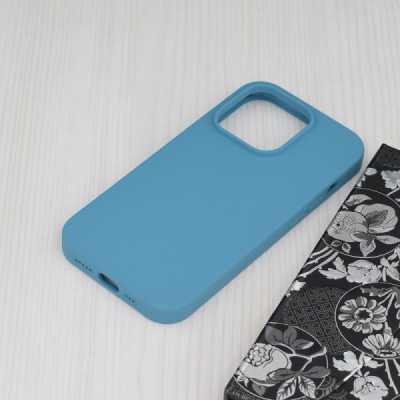 Husa pentru iPhone 14 Pro - Techsuit Soft Edge Silicone - Denim Blue - 3