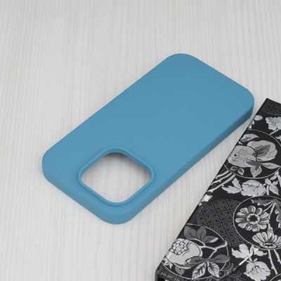 Husa pentru iPhone 14 Pro - Techsuit Soft Edge Silicone - Denim Blue - 4