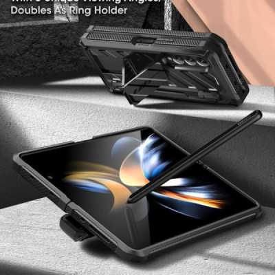 Husa pentru Samsung Galaxy Z Fold4 - Supcase Unicorn Beetle Pro - Black - 5