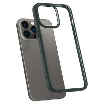 Husa pentru iPhone 14 Pro - Spigen Ultra Hybrid - Abyss Green - 2