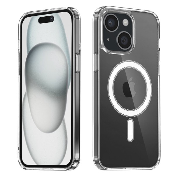 Husa iPhone 15 Plus Techsuit MagSafe, transparenta