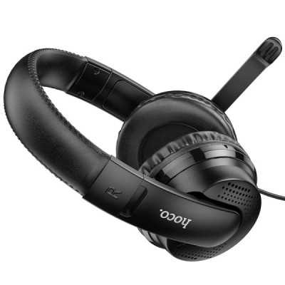 Casti Gaming Jack 3.5mm - Hoco Magic tour (W103) - Black - 3