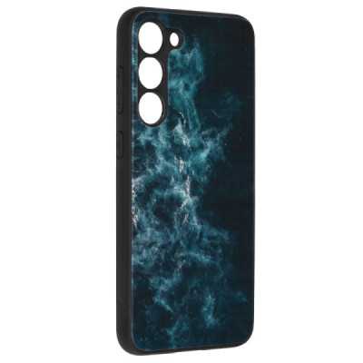 Husa pentru Samsung Galaxy S23 Plus - Techsuit Glaze Series - Blue Nebula - 5