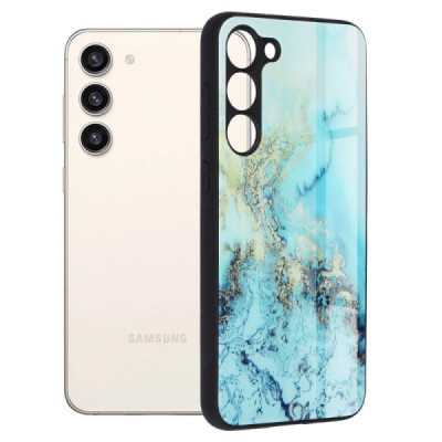 Husa pentru Samsung Galaxy S23 Plus - Techsuit Glaze Series - Blue Ocean - 1