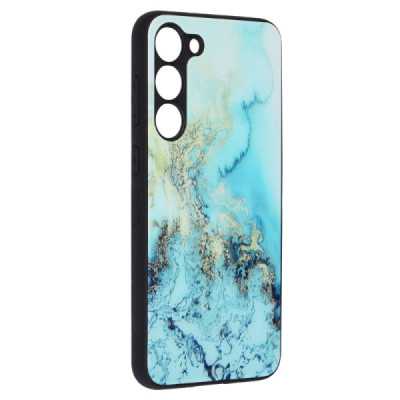 Husa pentru Samsung Galaxy S23 Plus - Techsuit Glaze Series - Blue Ocean - 5