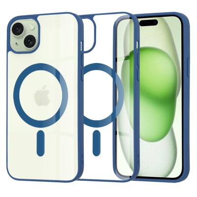 Husa iPhone 15 Plus Techsuit MagSafe, albastru - 3 Husa iPhone 15 Plus Techsuit MagSafe, albastru - 3