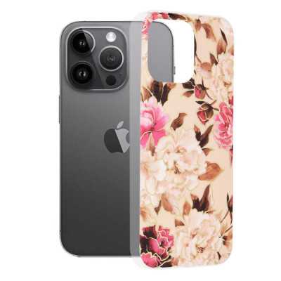 Husa pentru iPhone 14 Pro Max - Techsuit Marble Series - Mary Berry Nude - 1