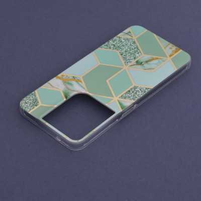 Husa pentru Oppo Reno8 - Techsuit Marble Series - Green Hex - 6