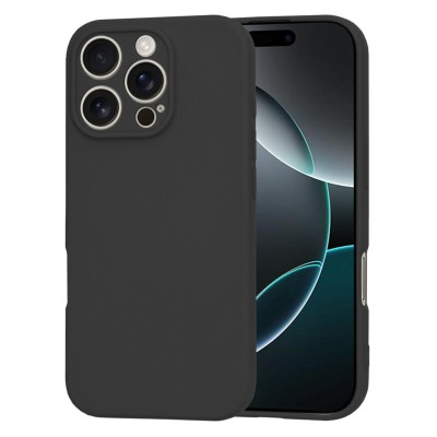 Husa silicon iPhone 16 Pro Techsuit SoftFlex, negru - 2 Husa silicon iPhone 16 Pro Techsuit SoftFlex, negru - 2