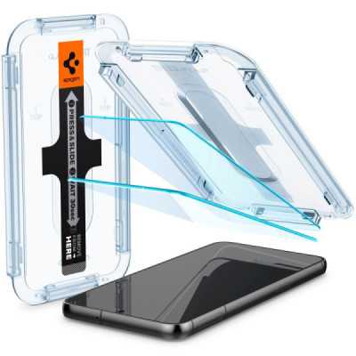 Folie pentru Samsung Galaxy S23 Plus (set 2) - Spigen Glas.tR EZ FIT - Clear - 2