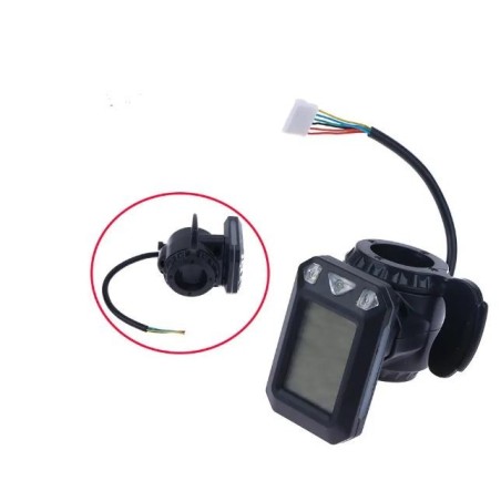 Display trotineta bicicleta electrica cu maneta acceleratie 36V, 6 pini