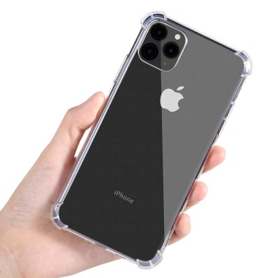Husa iPhone 11 Pro Max Techsuit Shockproof Clear Silicone, transparenta - 1 Husa iPhone 11 Pro Max Techsuit Shockproof Clear Silicone, transparenta - 1