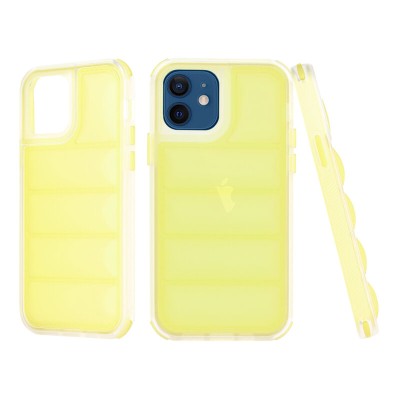 Husa iPhone 12 Techsuit Wave Shield, galben - 1 Husa iPhone 12 Techsuit Wave Shield, galben - 1