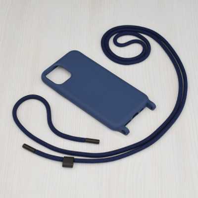 Husa pentru iPhone 11 Pro - Techsuit Crossbody Lanyard - Blue - 2