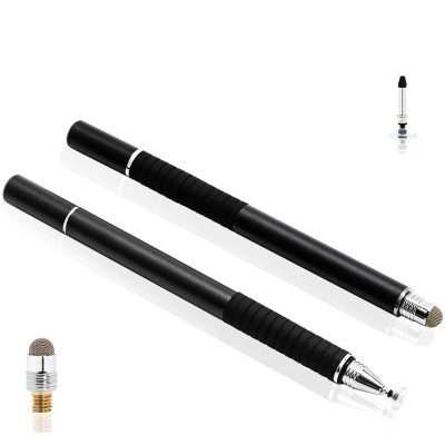 Stylus Pen Techsuit, 2in1Universal, Android, iOS, negru, JC02 - 2 Stylus Pen Techsuit, 2in1Universal, Android, iOS, negru, JC02 - 2
