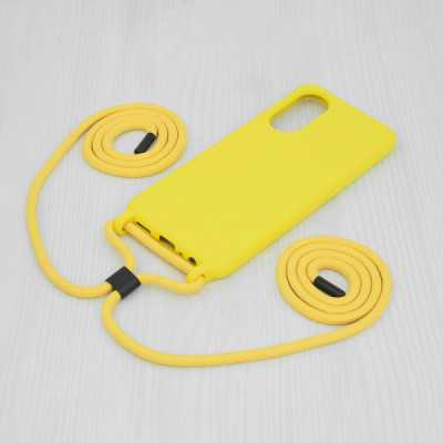 Husa pentru Oppo Reno8 T - Techsuit Crossbody Lanyard - Yellow - 5