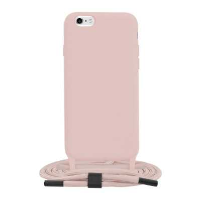 Husa pentru iPhone 6/ 6S - Techsuit Crossbody Lanyard - Pink - 1