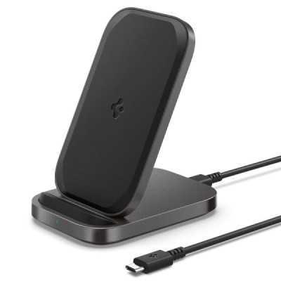 Incarcator Wireless Universal, 15W - Spigen Arcfield (PF2102) - Black - 1