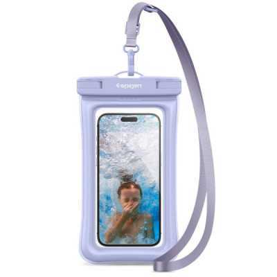 Husa universala pentru telefon - Spigen Waterproof Case A610 - Aqua Blue - 1