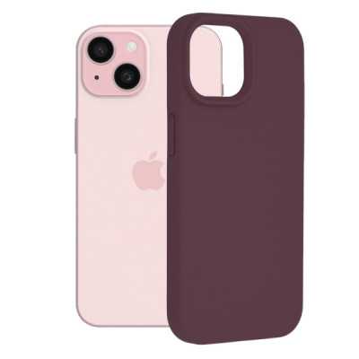 Husa pentru iPhone 15 - Techsuit Soft Edge Silicone - Plum Violet - 1