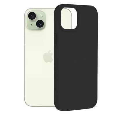 Husa pentru iPhone 15 Plus - Techsuit Soft Edge Silicone - Black - 1