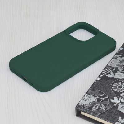 Husa pentru iPhone 15 Pro Max - Techsuit Soft Edge Silicone - Dark Green - 2