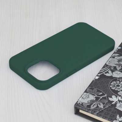 Husa pentru iPhone 15 Pro Max - Techsuit Soft Edge Silicone - Dark Green - 3