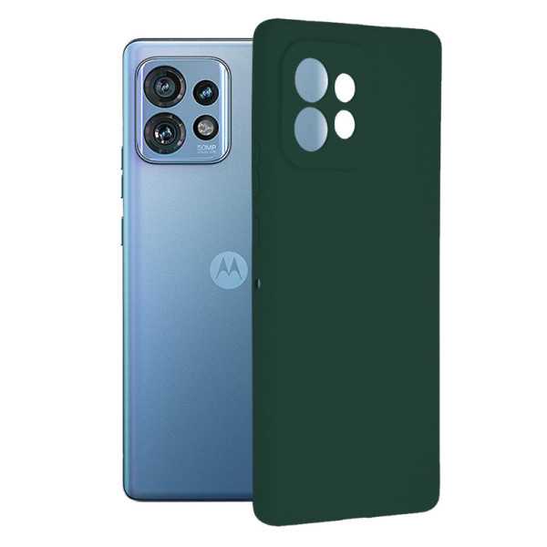 Husa pentru Motorola Edge 40 Pro - Techsuit Soft Edge Silicone - Dark Green