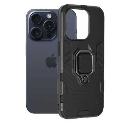 Husa pentru iPhone 15 Pro - Techsuit Silicone Shield - Black - 1