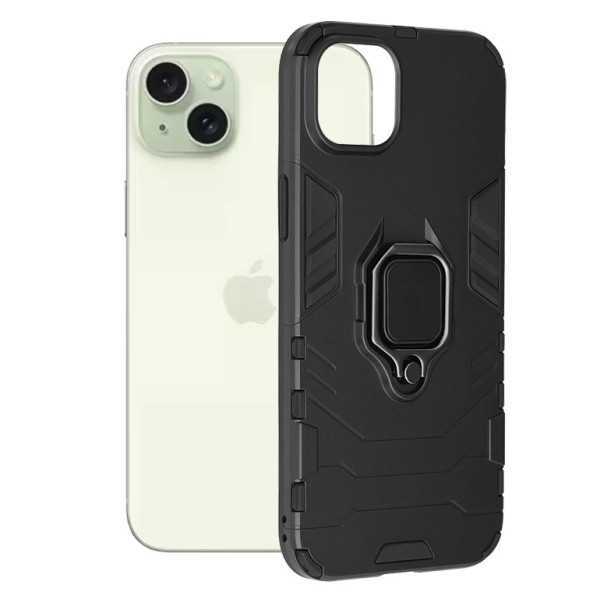 Husa pentru iPhone 15 Plus - Techsuit Silicone Shield - Black