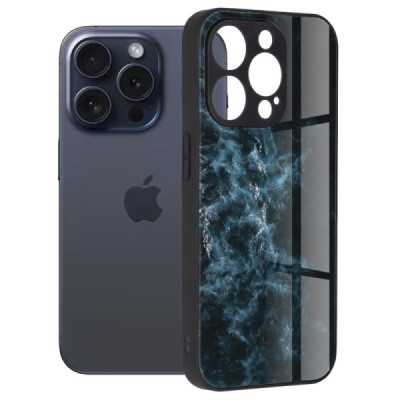 Husa pentru iPhone 15 Pro - Techsuit Glaze Series - Blue Nebula - 1