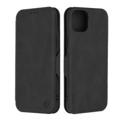 Husa pentru iPhone 15 Plus Techsuit Safe Wallet Plus, Black - 1