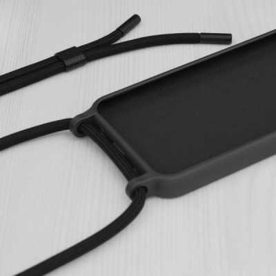 Husa pentru iPhone 15 - Techsuit Crossbody Lanyard - Black - 2