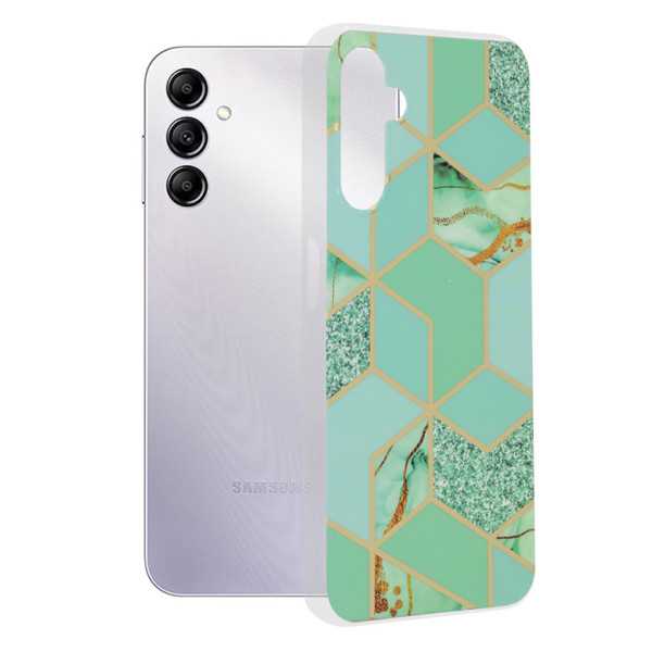 Husa pentruSamsung Galaxy A14 4G / A14 5G - Techsuit Marble Series - Green Hex