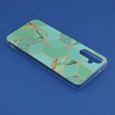 Husa pentruSamsung Galaxy A14 4G / A14 5G - Techsuit Marble Series - Green Hex - 4