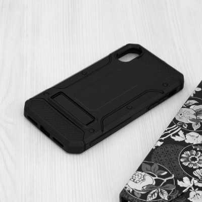 Husa pentru iPhone X, iPhone 10 - Techsuit Hybrid Armor Kickstand - Black - 4