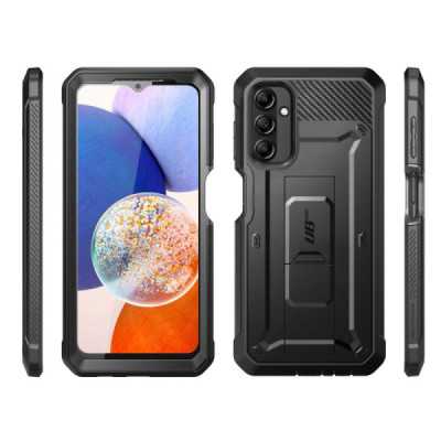 Husa pentru Samsung Galaxy A14 4G / 5G - Supcase Unicorn Beetle Pro - Black - 3